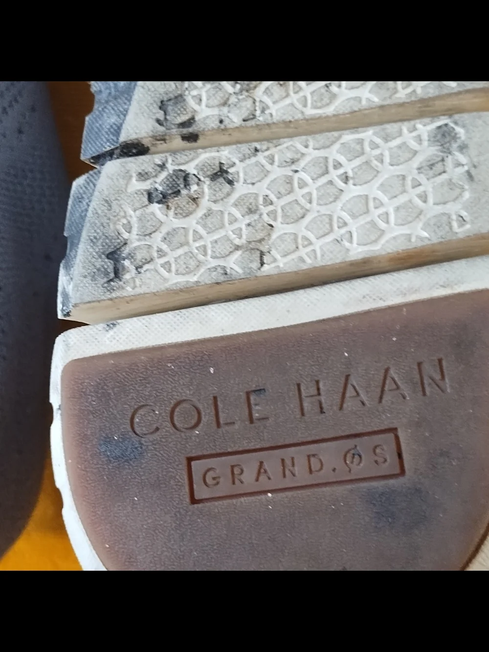 Cole Haan White and Brown Slip-On Sneakers - Grand.ØS Sole